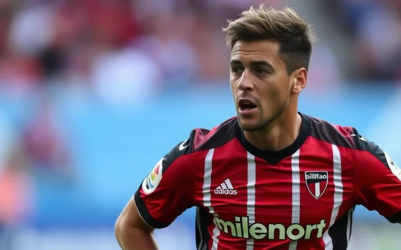 Nico Williams pronto para brilhar no jogo Athletic x Levante