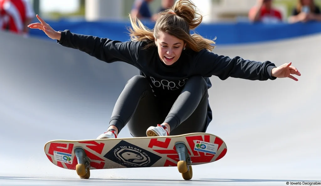 Rayssa Leal e medalhistas olímpicos no Mundial de Skate SP