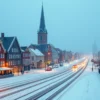 Tempestade de neve em Aarhus: até 20 cm de acúmulo previsto