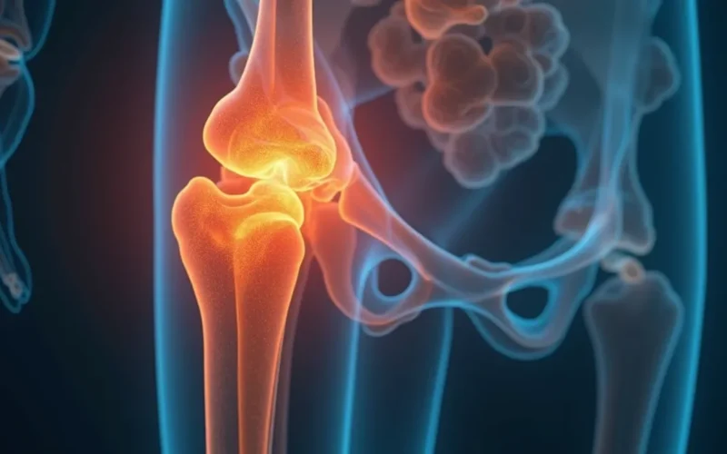 Calcificação dos ligamentos colaterais do joelho
