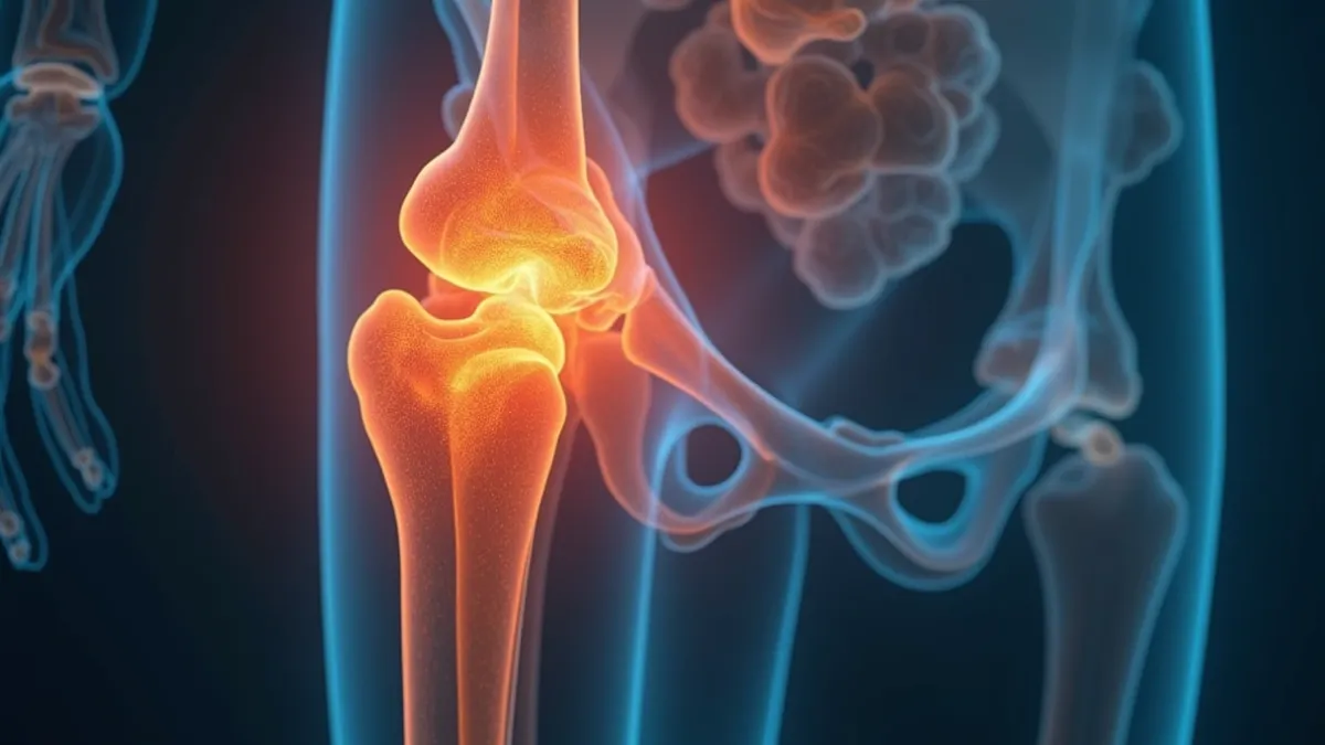 Calcificação dos ligamentos colaterais do joelho